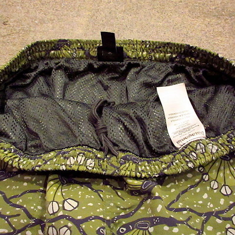 ビンテージ○Patagonia トビウオ柄バギーズショーツ Size M○200619s7-m