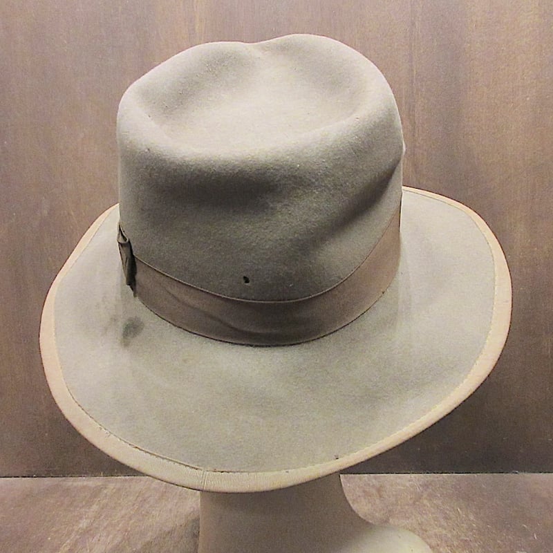 ビンテージ40's50's○PENNEY'Sフェドラハット○251023z3-m-ht-flt