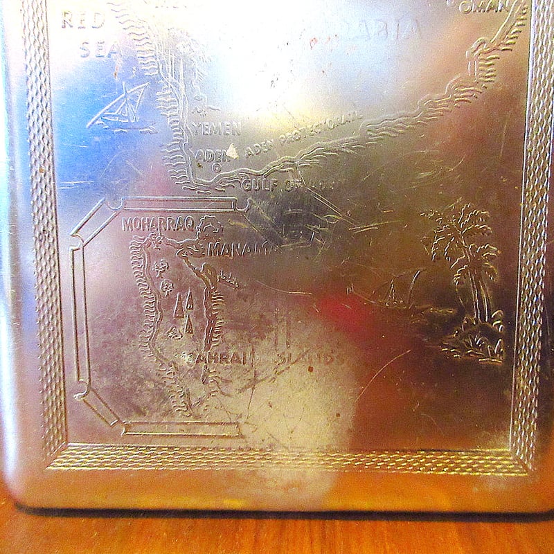 ビンテージ-50's○スーベニアシガレットケース○250518k6-otclct -1950s