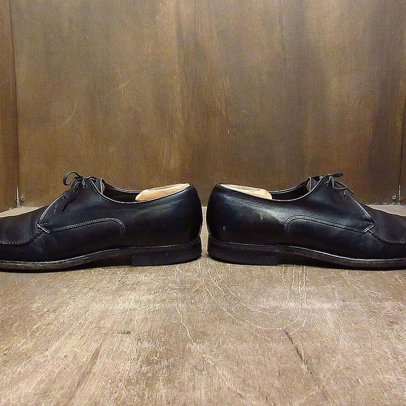 ビンテージ50's60's○WEYENBERG SILK LABEL Uチップシューズ黒10