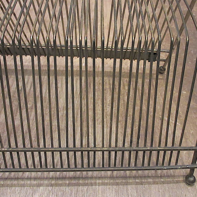 SONY ソニー　ビンテージ　オーディオラック　レトロ　レコード　70年代 ビンテージ~70's○メタルレコードラック○250630z3-rackアナログ収納7