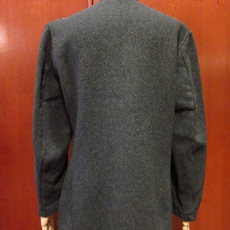 ビンテージ60's○Fox Knappマオカラーウールジャケット深緑size S