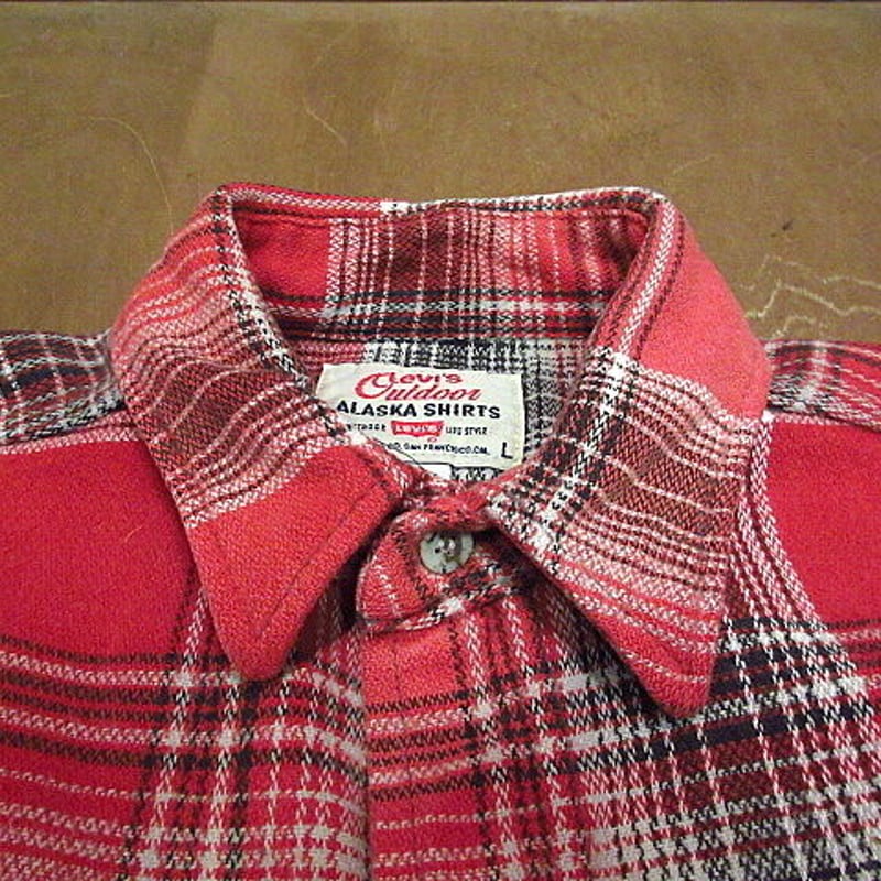 ビンテージ90's○Levi's Outdoorチェックヘビーアラスカシャツsize L