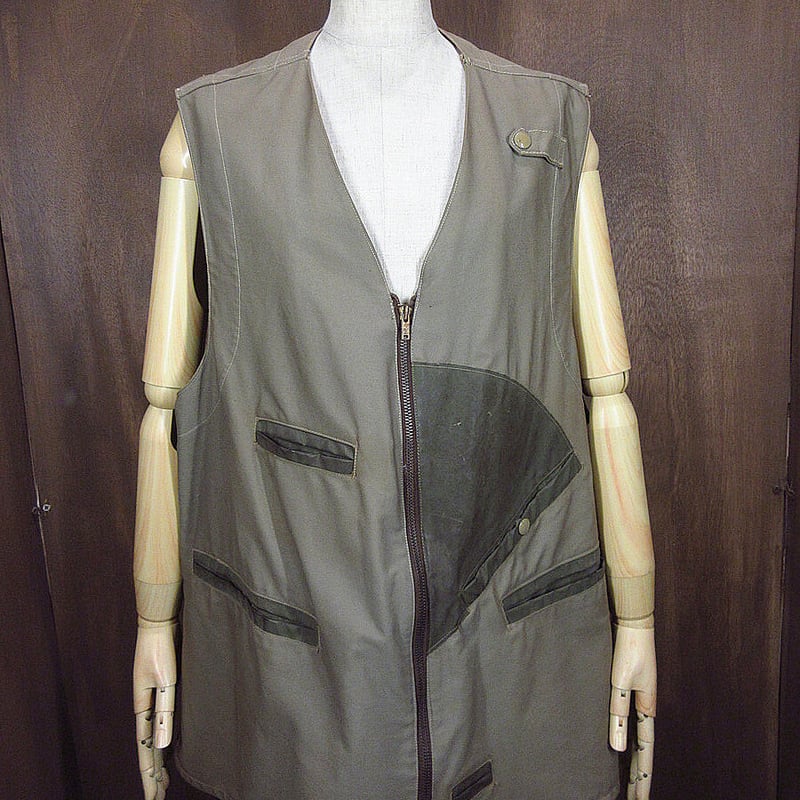 ビンテージ40's○MASLANDフィッシングベスト○210520n4-m-vs ビンテージ40's○MASLANDフィッシングベスト○210520n4-m-vs