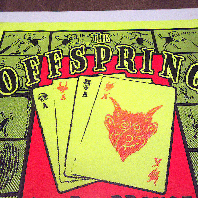 ビンテージ90's○DEADSTOCK THE OFFSPRINGオリジナルコンサートポスター