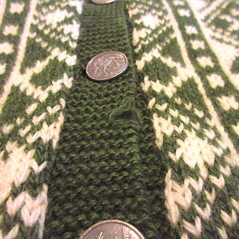 ノルウェー代表 ヴィンテージ ビンテージ70's○figgjo × KJELLレディースウールノルディック