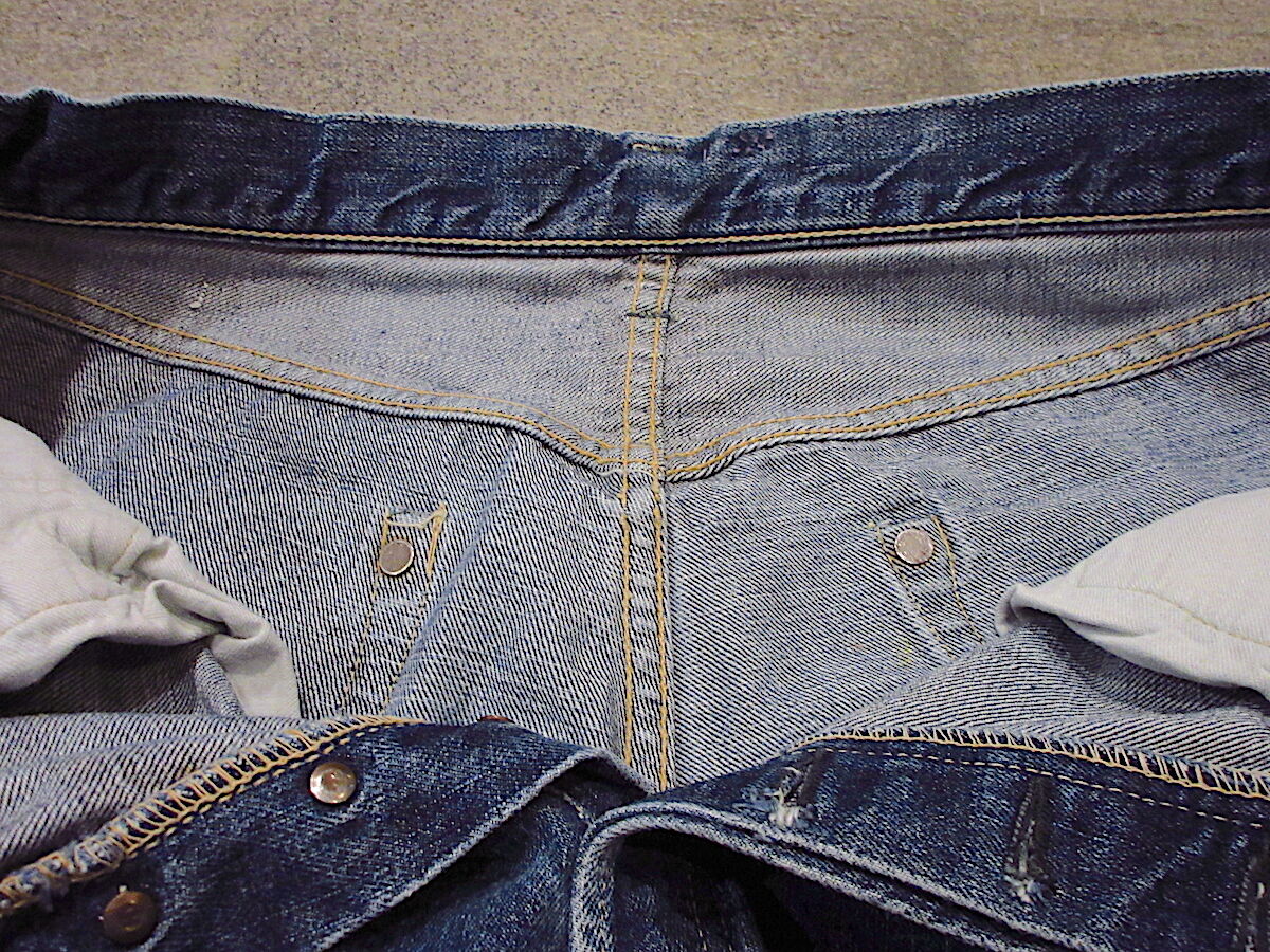 黒田 22501XX 40 55501XX 40 37501XX 40 ビンテージ40's50's○Levi's 501 XX片面タブ47モデル実寸W81cm