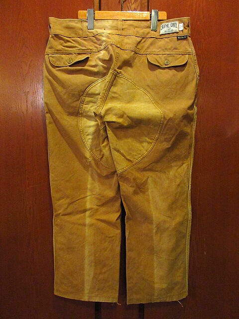 40s ワークパンツ　ハンティングパンツ　vintage 40's 50's MAXIMUM ブラックモールスキン フレンチ ワークパンツ