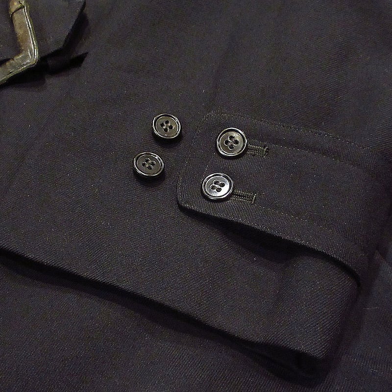 ビンテージ40's○U.S.NAVYウールオフィサーコート黒size 37 ビンテージ40's○U.S.NAVYウールオフィサーコート黒size 37