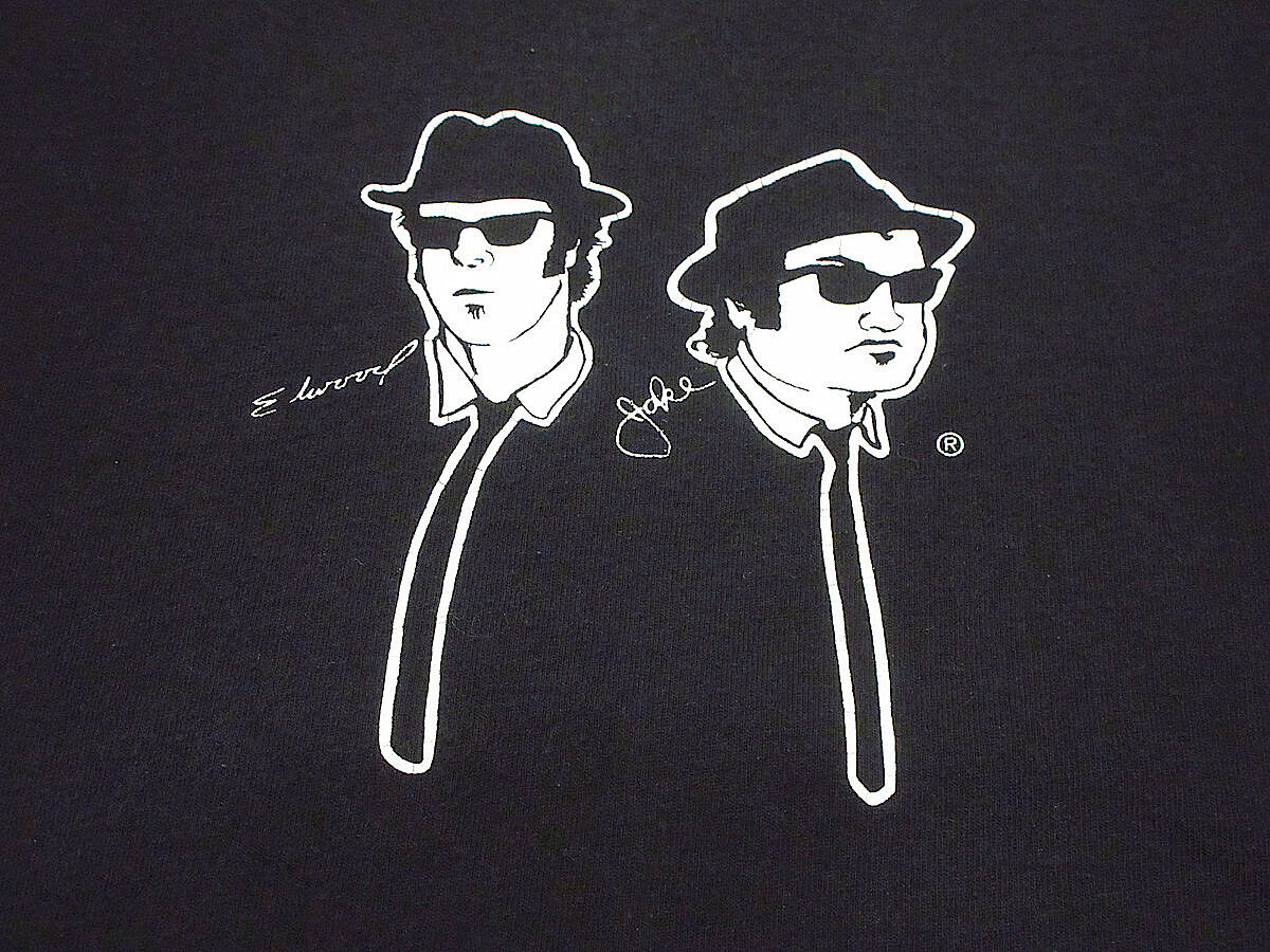 ブルースブラザーズ　プリントＴシャツ　Ｌサイズ 1990sブルースブラザーズ プリントTシャツ ブラック XL