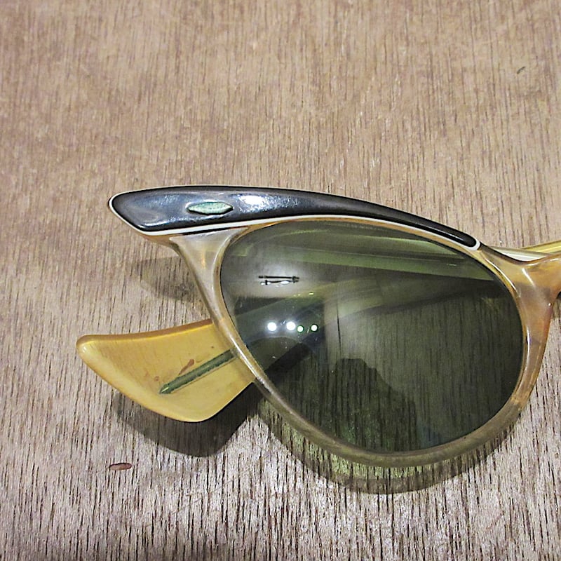ビンテージ50's60's○B＆L RAY-BANキャッツアイサングラス
