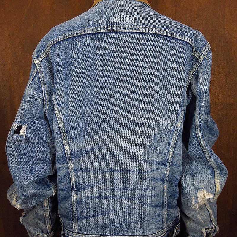 ビンテージ80's○Lee Storm Rider裏地ブランケットデニム