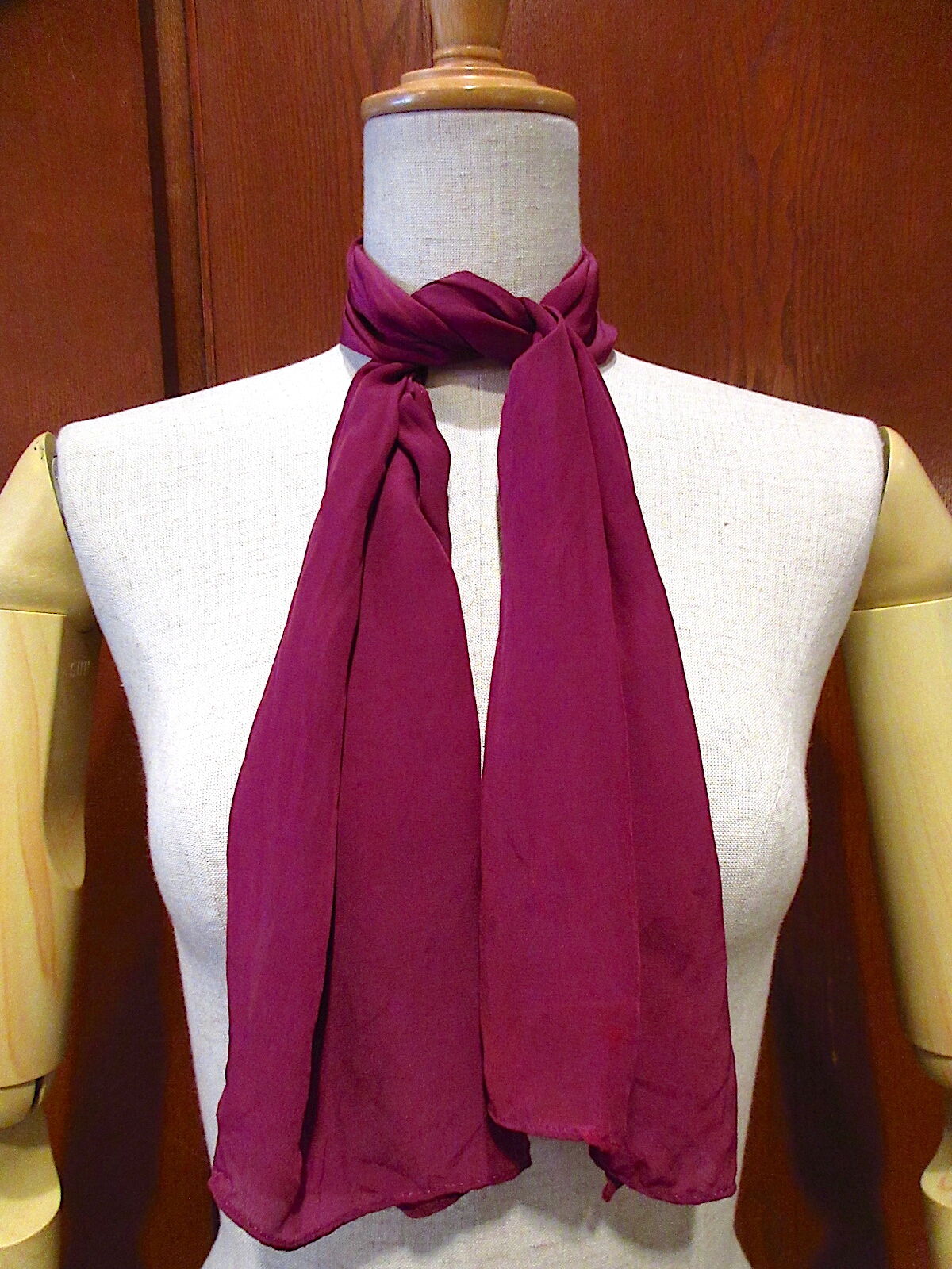 ビンテージ50's○レーヨンストール紫○220809c4-scf 1950sスカーフ