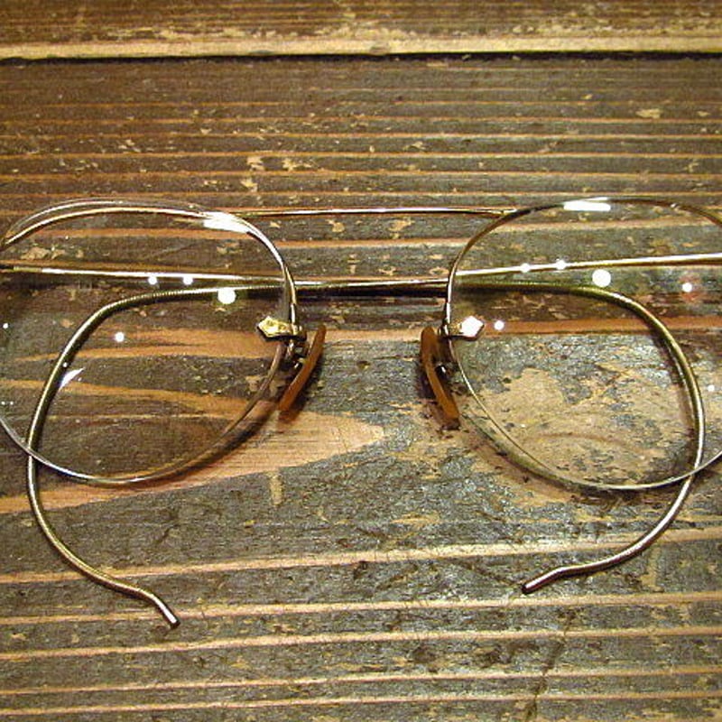 ビンテージ40's○B&L 12KGF NUMONT FUL-VUE眼鏡○odst 1940s...