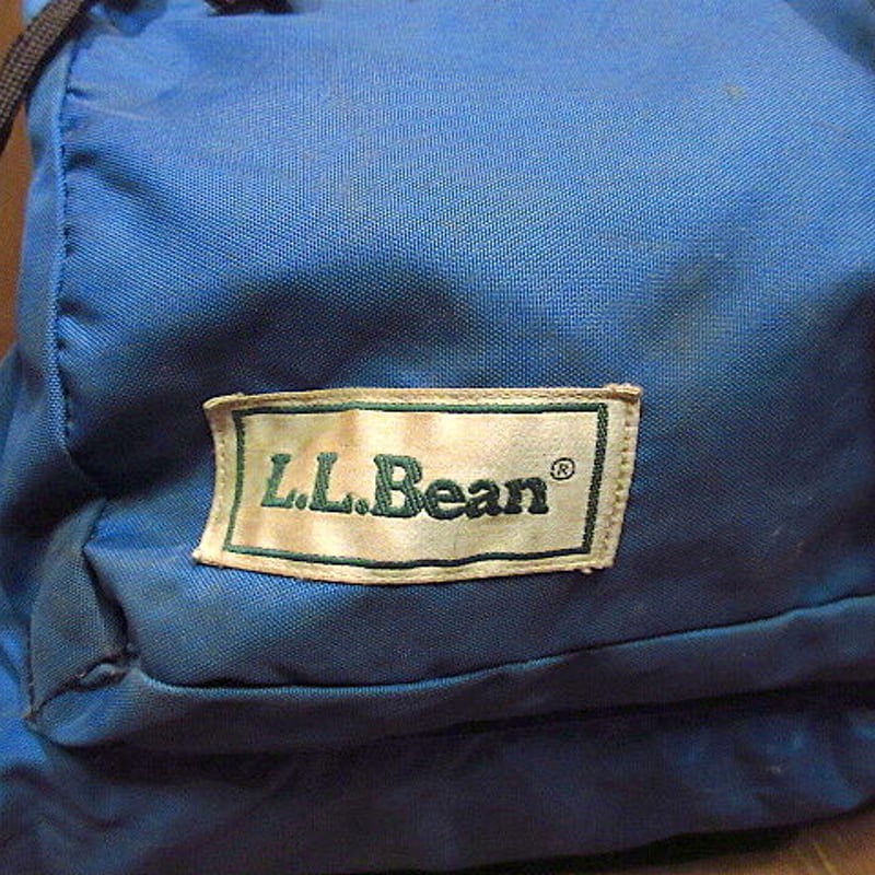 ビンテージ80's90's○L.L.Beanナイロンバックパック青○201016n8-bag-...