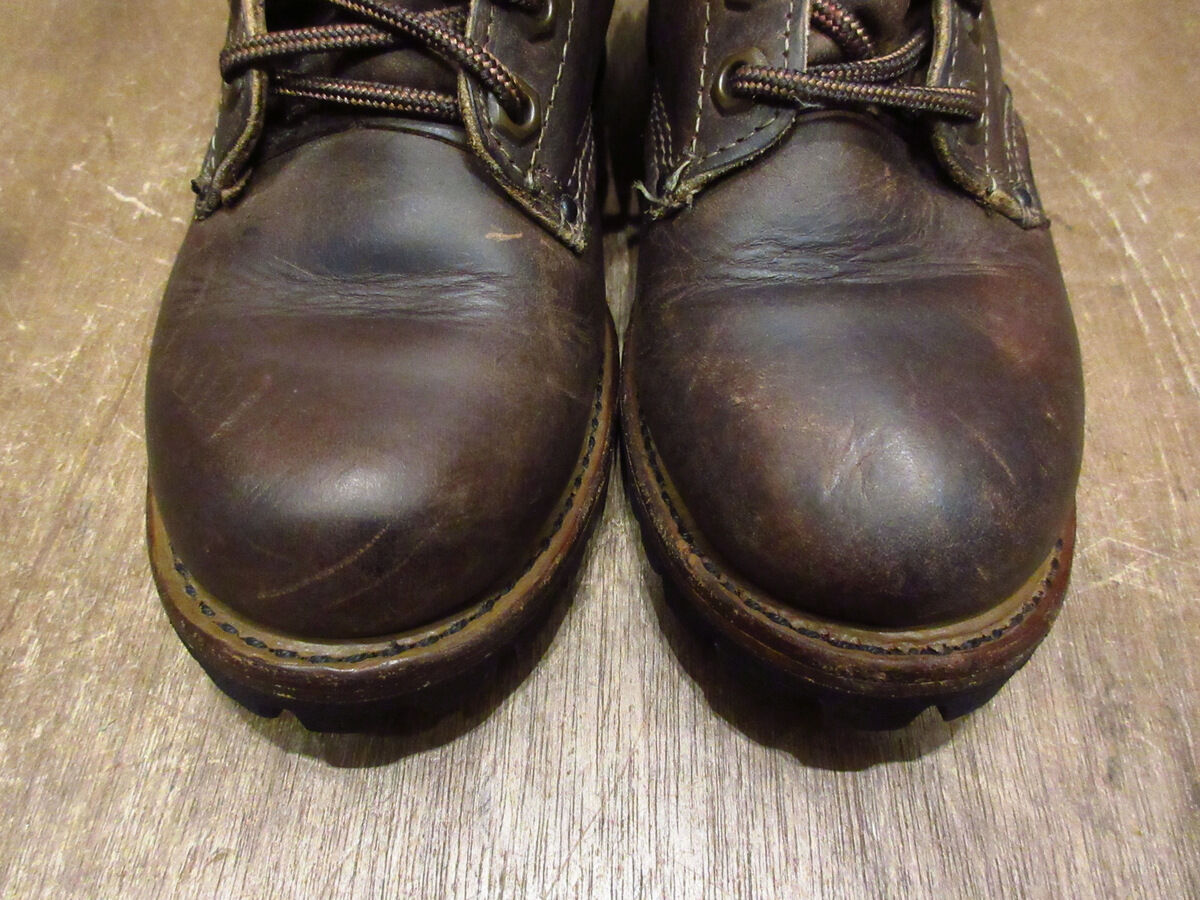 FRYEレディースレザーワークブーツ茶○230311j1-w-bt-24cm古着