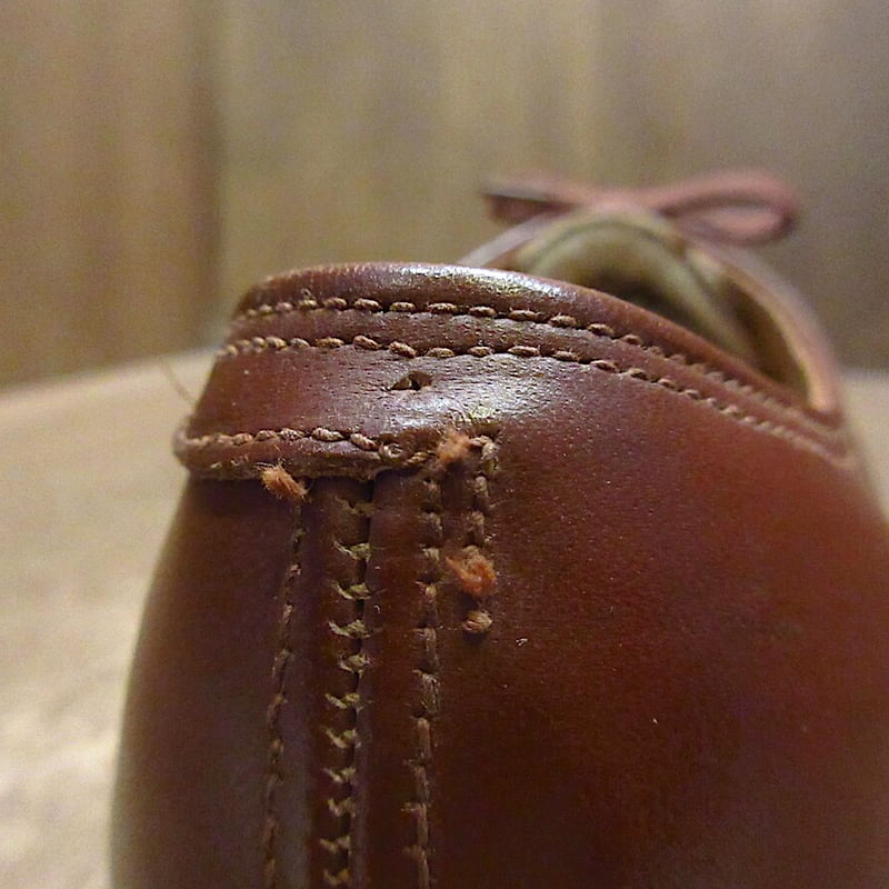 ビンテージ40's50's○DEADSTOCK U.S.NAVYサービスシューズ茶8C○220