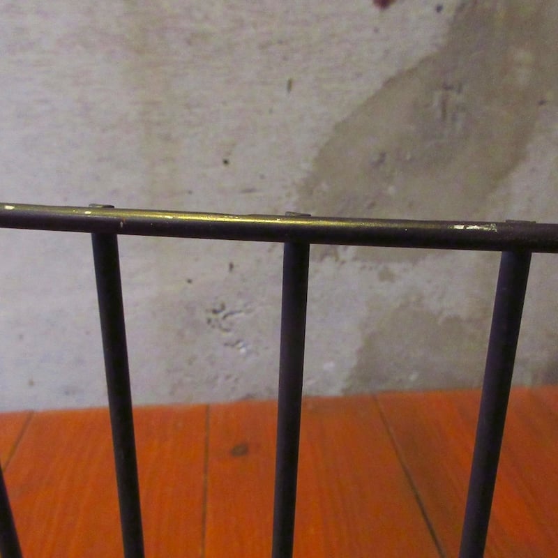 ビンテージ~70's○メタルマガジンラック○250707z7-rack金属雑誌収納