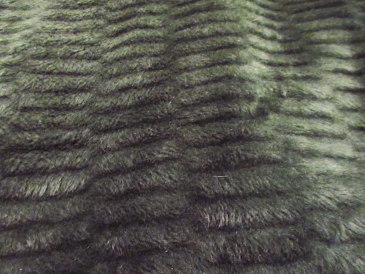 ビンテージ60's70's○レディースフェイクファーコート緑○231205c6-w