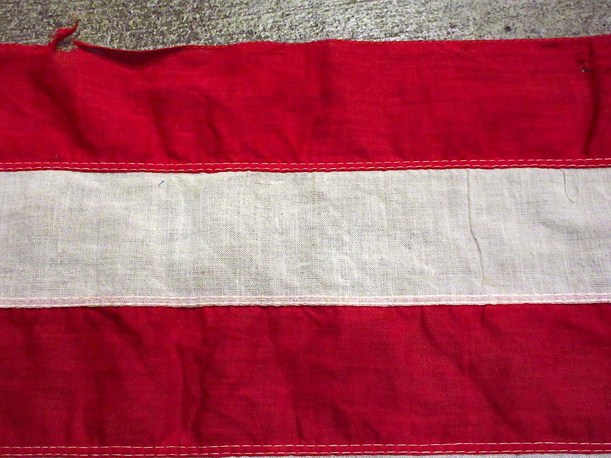 ビンテージ40's50's○48星アメリカ星条旗size約292cm ×約44cm○24051 ビンテージ40's50's○48星アメリカ星条旗size約292cm ×約44cm○24051