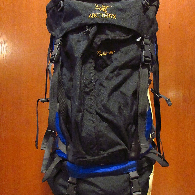 ビンテージ○ARC'TERYX bora 80バックパック黒×紫○230321j4-bag ビンテージ○ARC'TERYX bora 80バックパック黒×紫○230321j4-bag