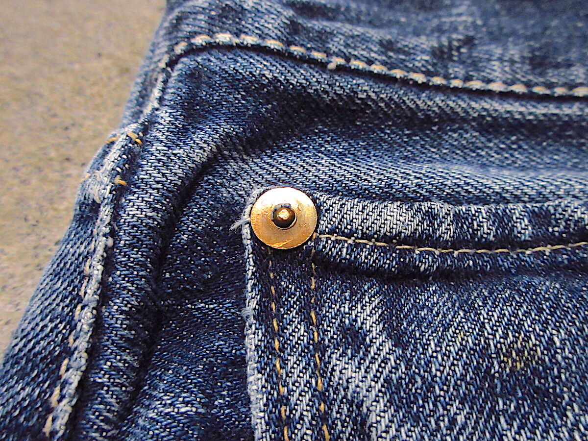ビンテージ40's50's○Levi's 501 XX片面タブ47モデル実寸W81cm○220