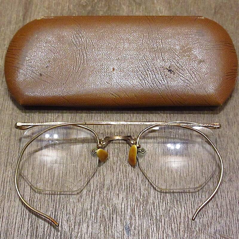 ビンテージ40's○ケース付きAmerican Optical 1/10 12KGF NUMO