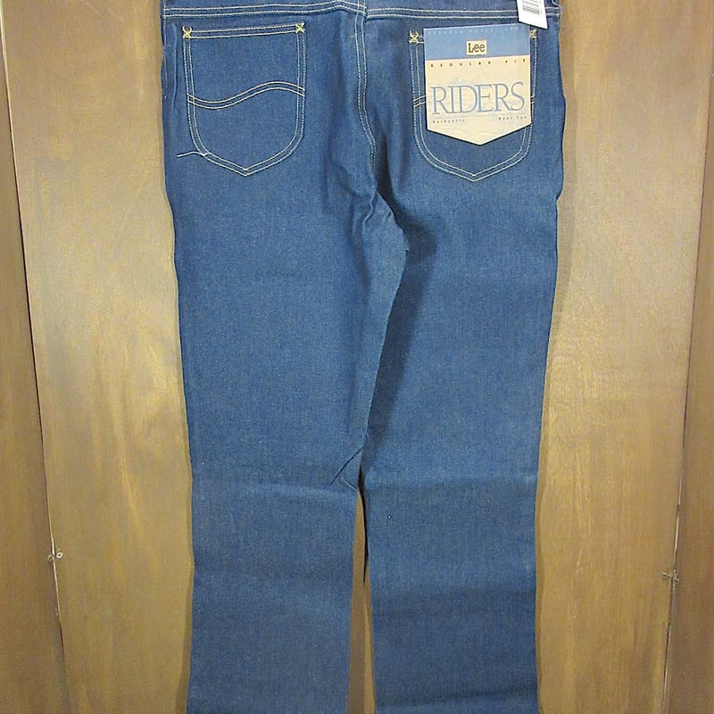 ビンテージ80's○DEADSTOCK Lee 202ブーツカットデニム表記W38L34○25