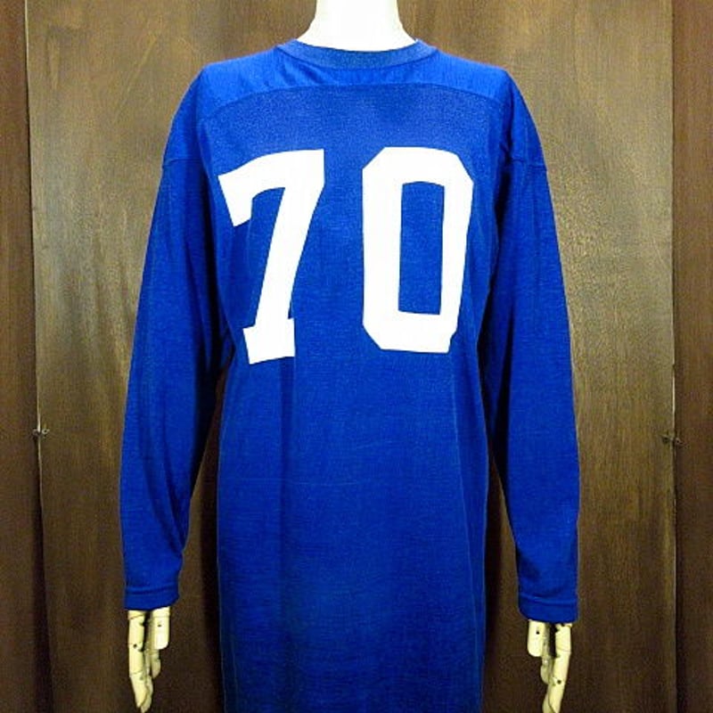 70s RUSSELL SOUTHERN CO ラッセル フットボール Tシャツ-