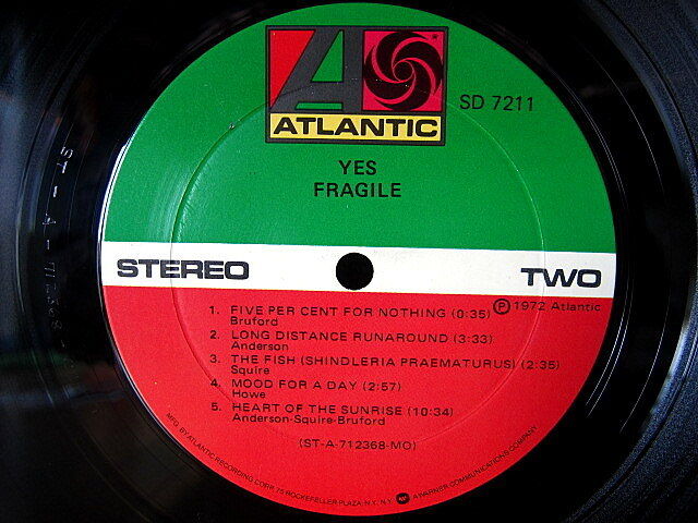YES○FRAGILE ATLANTIC SD7211○201001t1-rcd-12-rkレ