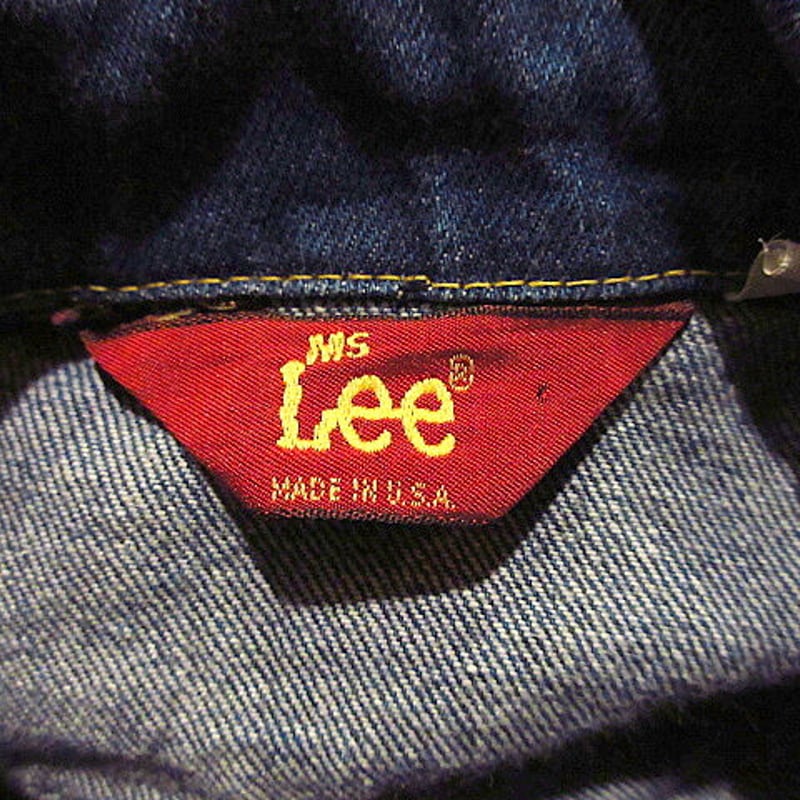 ビンテージ80's○MS.Leeレディース4つポケットデニムジャケット