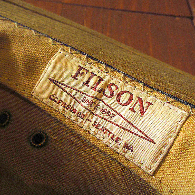 ビンテージ○FILSONオイルドパッカーハット○240301k5-m-ht-ot