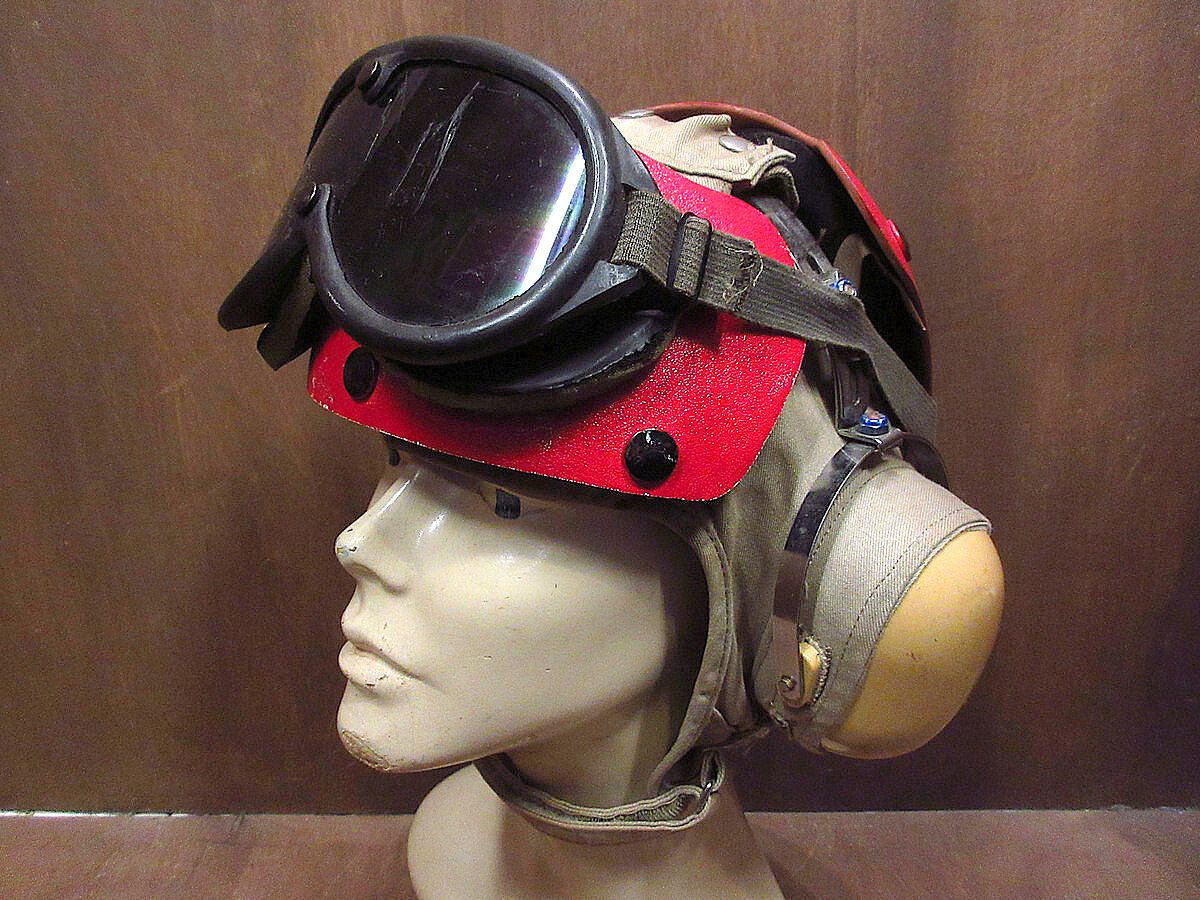 ビンテージ80's○U.S.NAVYハンドペイント入りフライトデッキクルー