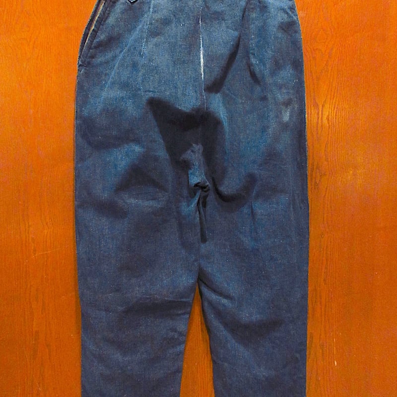 ビンテージ50's○Levi'sショートホーン?デニムランチパンツ実寸W74cm