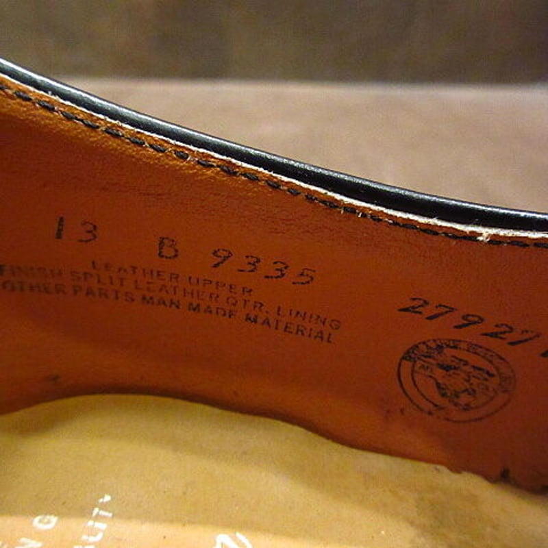 ビンテージ70's○DEADSTOCK RED WING 9335ポストマンシューズ黒13B○