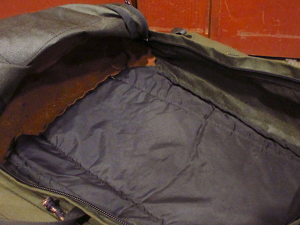 ビンテージ80's○MADE IN U.S.A. JANSPORTボトムスウェードナイロンバッ
