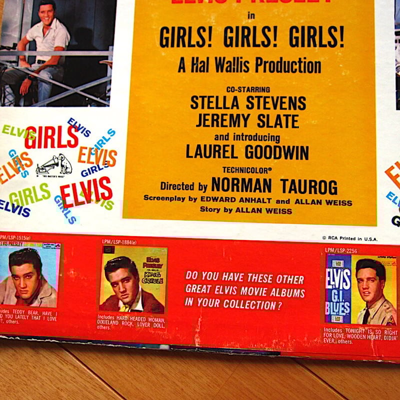 ELVIS PRESLEY○Girls! Girls! Girls! RCA Victor