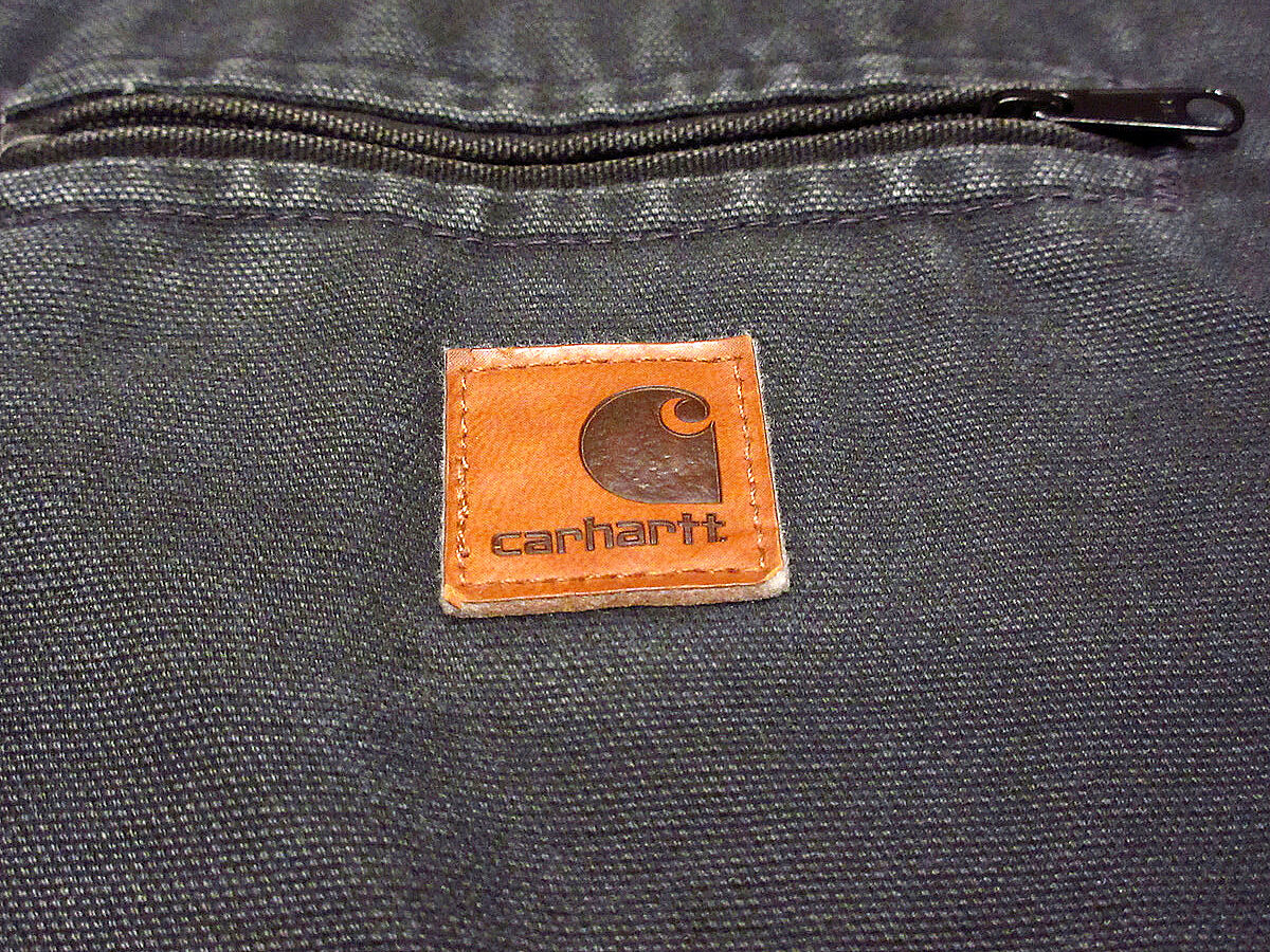 Carhartt裏地ブランケットダックデトロイトジャケット黒size L