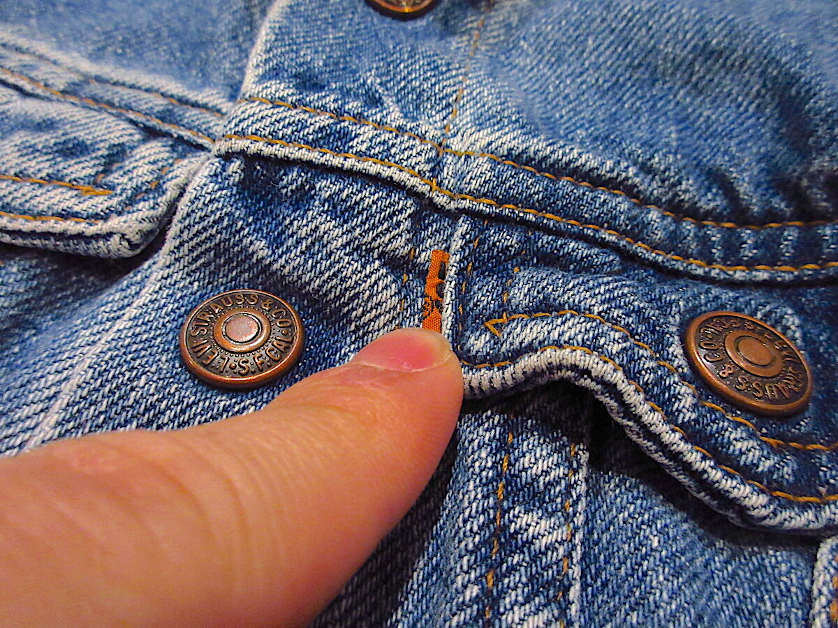 ビンテージ90's○Levi's 79027キッズデニムジャケットsize 12M