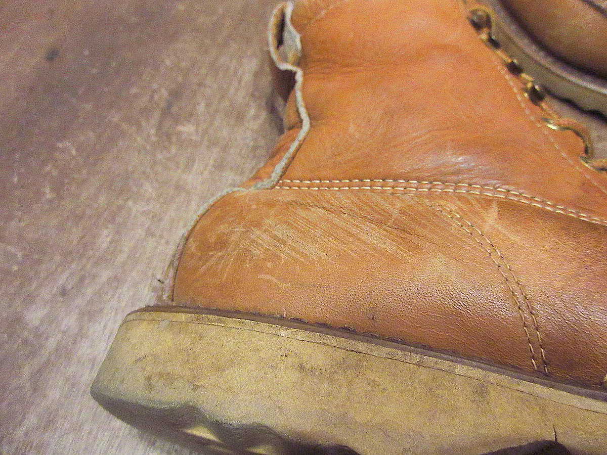 ビンテージ70's80's○BILTRITE Nuron-Crepeレザーワークブーツ○231