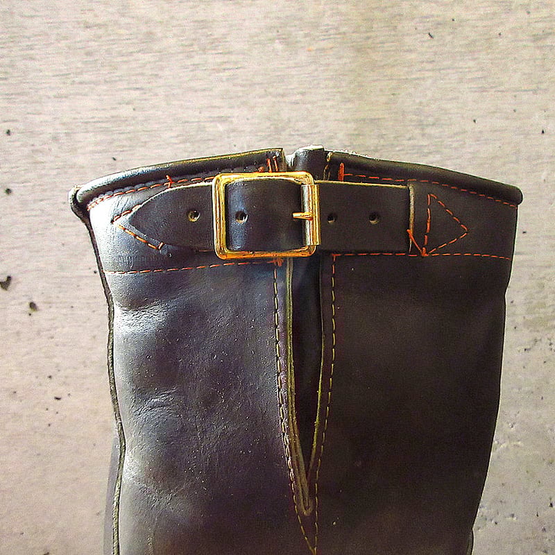 ビンテージ60's○DEADSTOCK KNAPPエンジニアブーツ黒size 8 5E