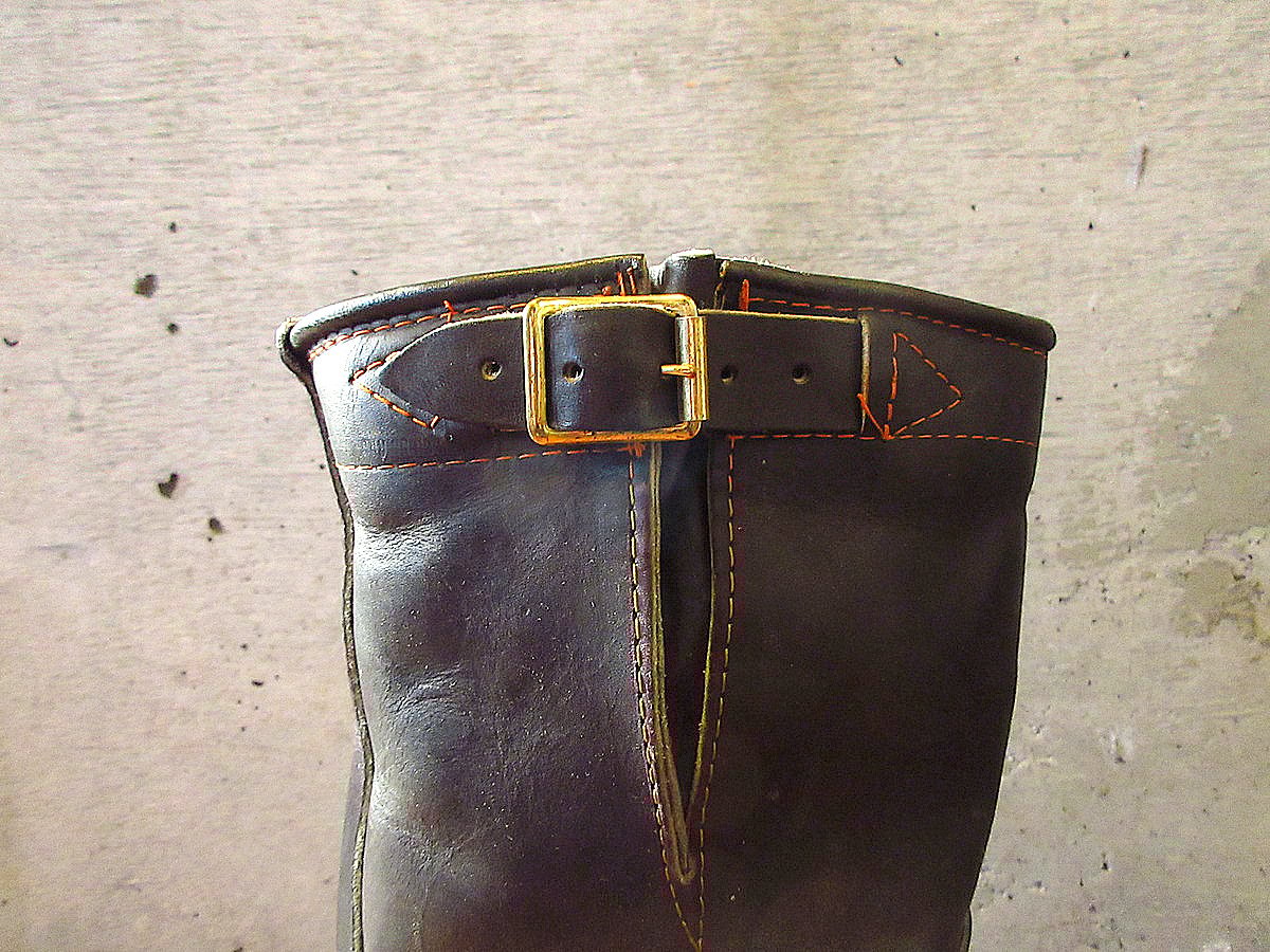 ビンテージ60's○DEADSTOCK KNAPPエンジニアブーツ黒size 8 5E