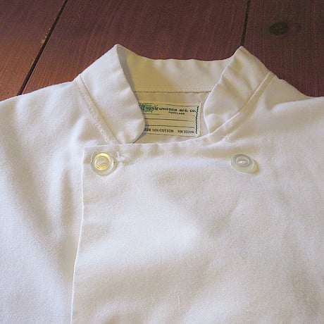 ビンテージ70’s●コックジャケット白size M●250313j4-m-jk-ot古着1970s