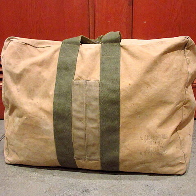 ビンテージ40's○ミリタリー AN-6505アビエイターキットバッグ