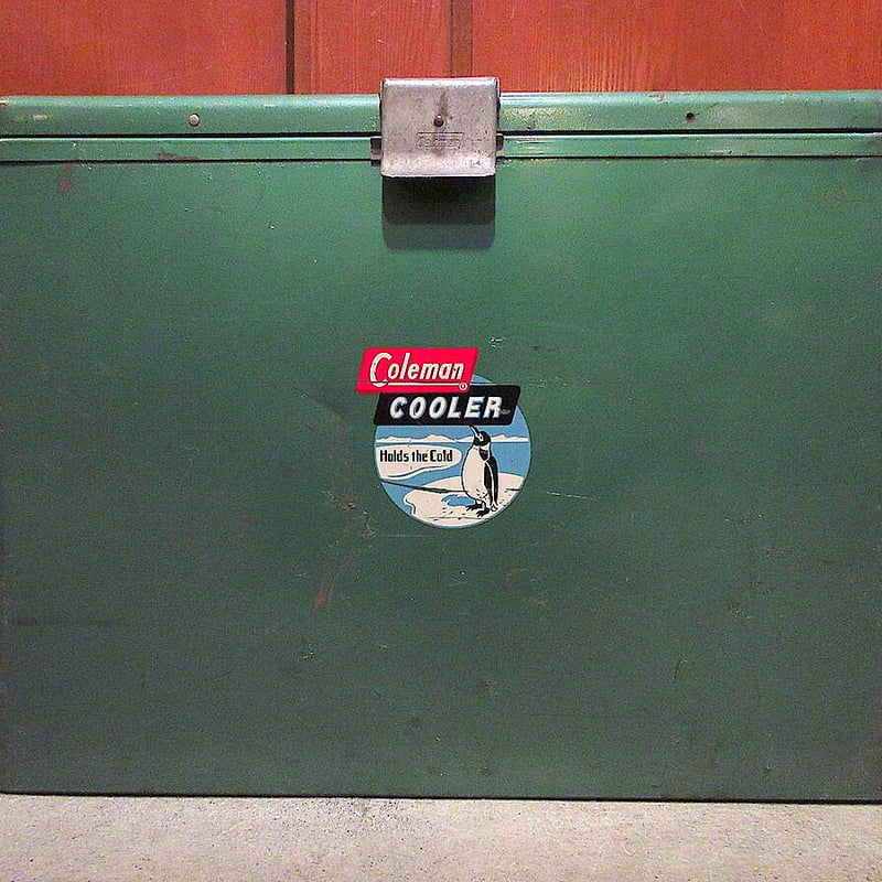 ビンテージ50's○Coleman 633クーラーボックス○220727k7-otdeqp
