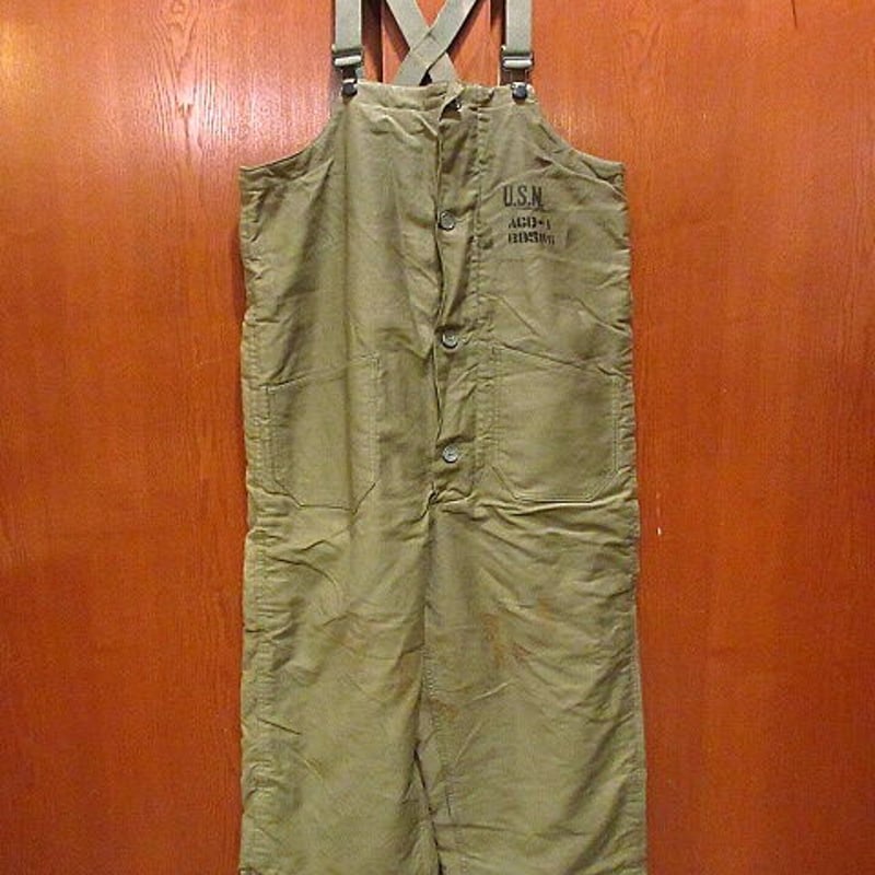 USN オーバーオール USN USNAVY オーバーオール 40's vintage 2026年最新】Yahoo