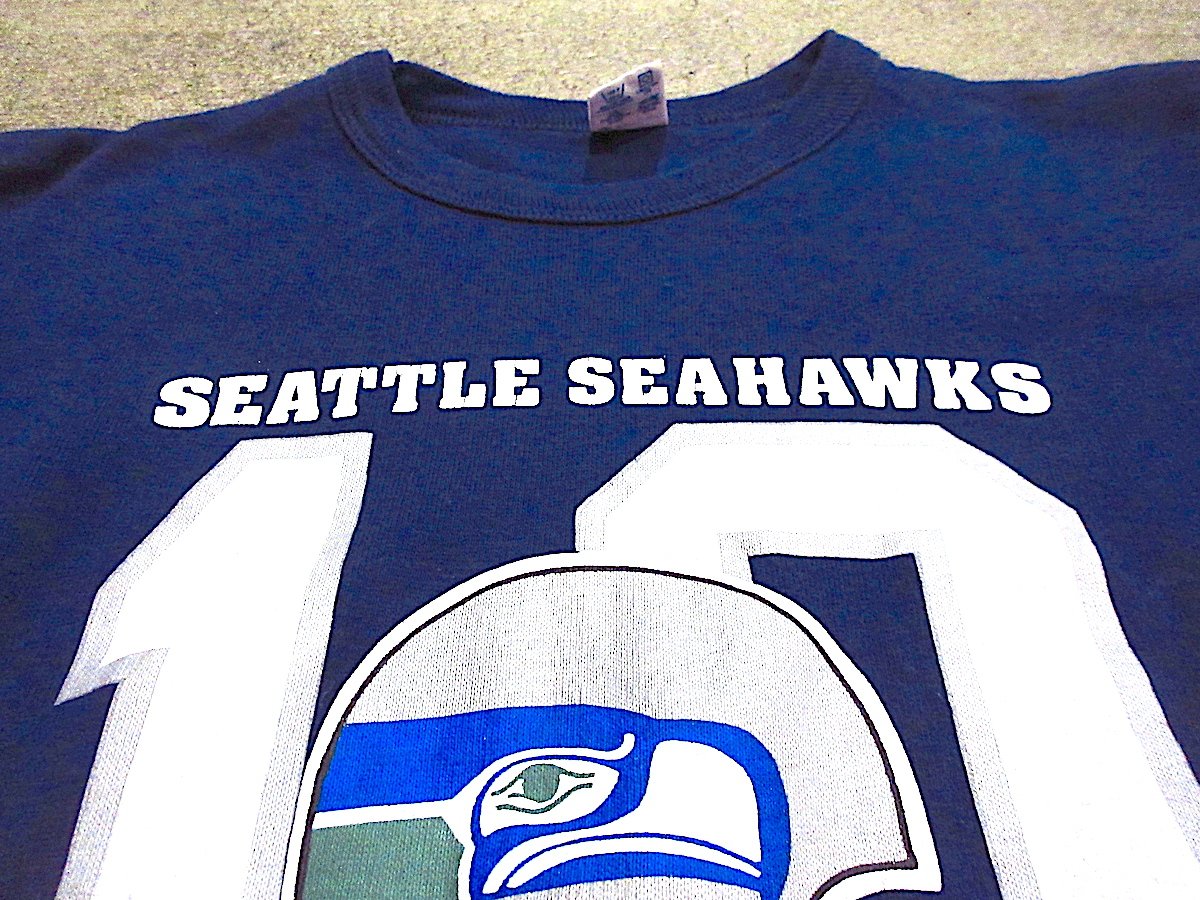 ビンテージ80's○ChampionトリコタグSEATTLE SEAHAWKSフットボールTシ