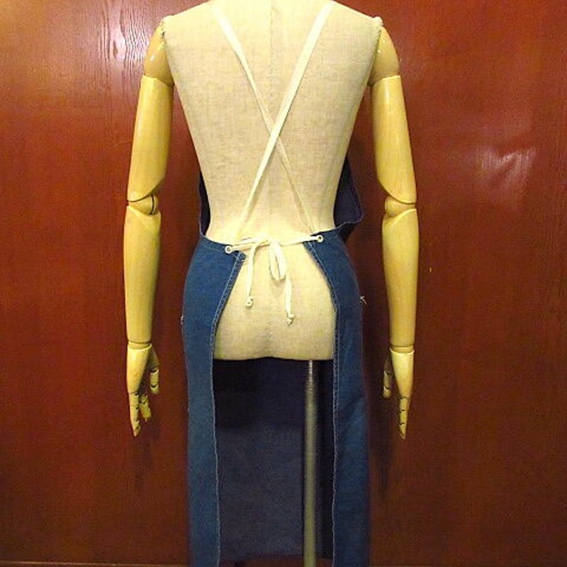 ビンテージ60's○Searsデニムワークエプロン○201116f1-apr