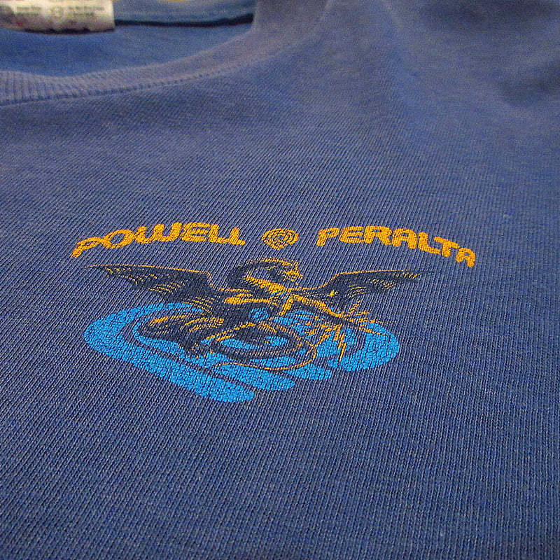 ビンテージ80's○POWELL PERALTAスケータープリントTシャツsize M○210...