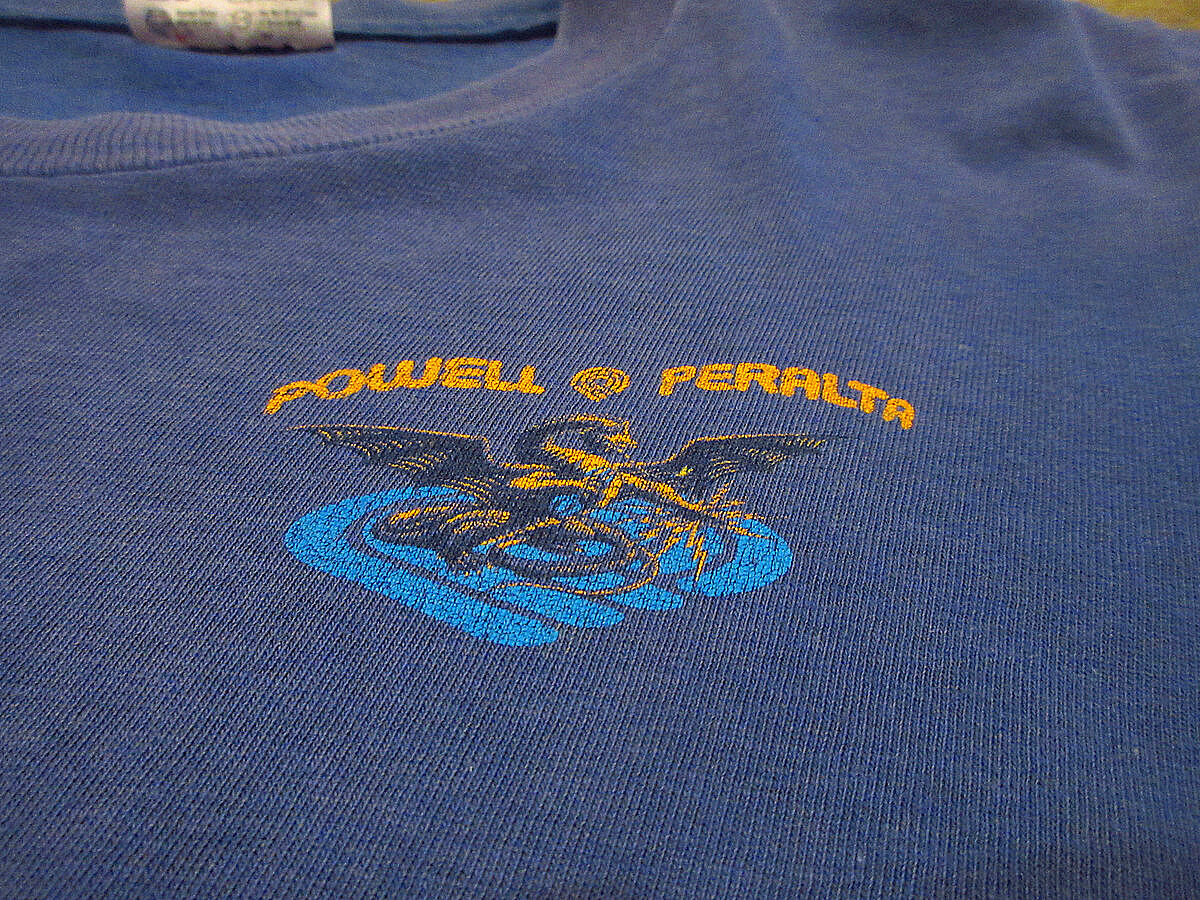 ビンテージ80's○POWELL PERALTAスケータープリントTシャツsize ビンテージ80's○POWELL PERALTAスケータープリントTシャツsize